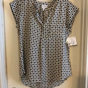 New with tags, Liz Claiborne cap sleeve blouse